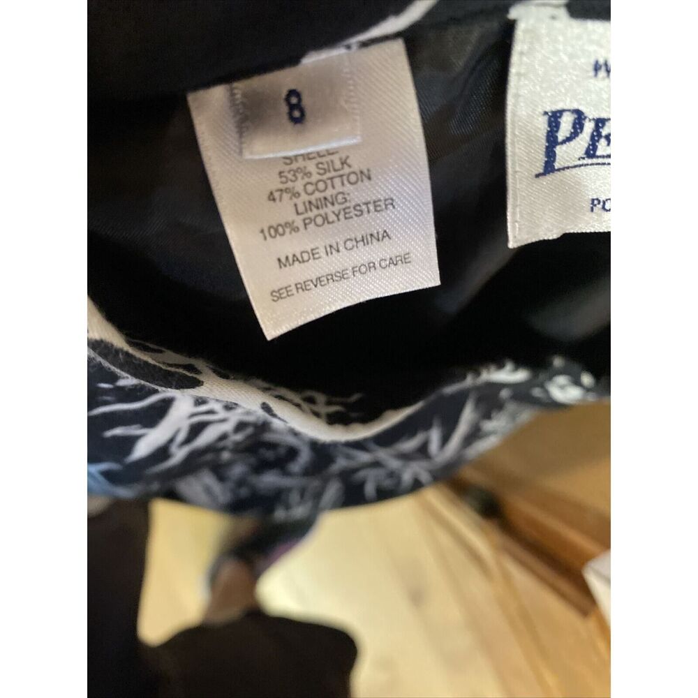 Pendleton Women's Silk Crop Ankle‎ Pants Floral Size 8 - Picture 6 of 6